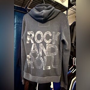 Aviator Nation Rock and Roll Full Zip Hoodie RARE